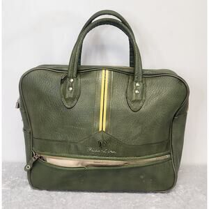 Vintage FLITE-LINE Retro Green Flight Attendant Bag